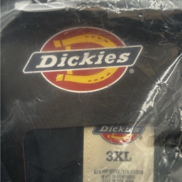 Dickies Long Sleeve Twill Work Shirt 3XL Black Original Fit NWT - Picture 2 of 8